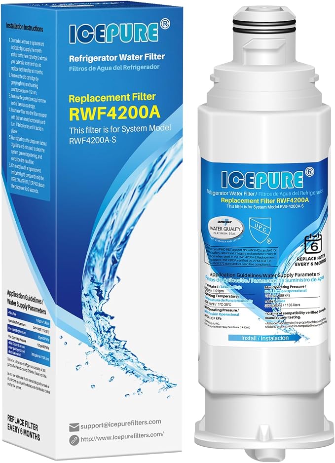 ICEPURE DA97-17376B Refrigerator Water filter Compatible