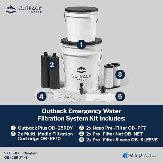Outback Water Emergency Drinking Water Filter System
