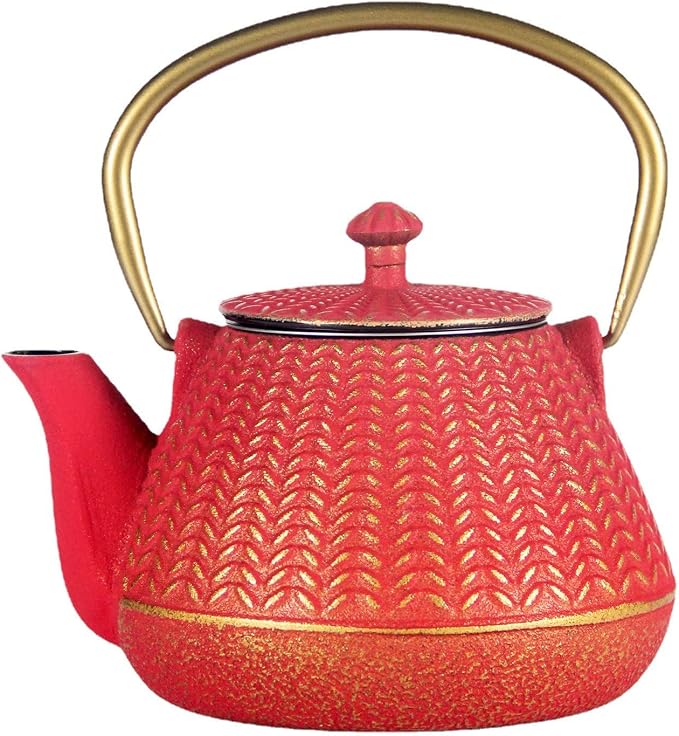 Small Cast Iron Tea Kettle for Stovetop Safe, Durable Teapot