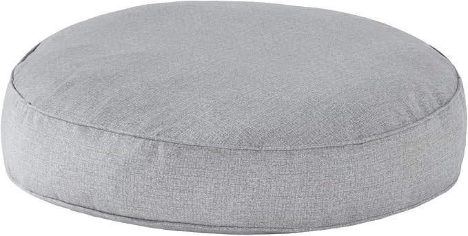Gordie Round Indoor/Outdoor Pillow Style Dog Bed, Cement, Large