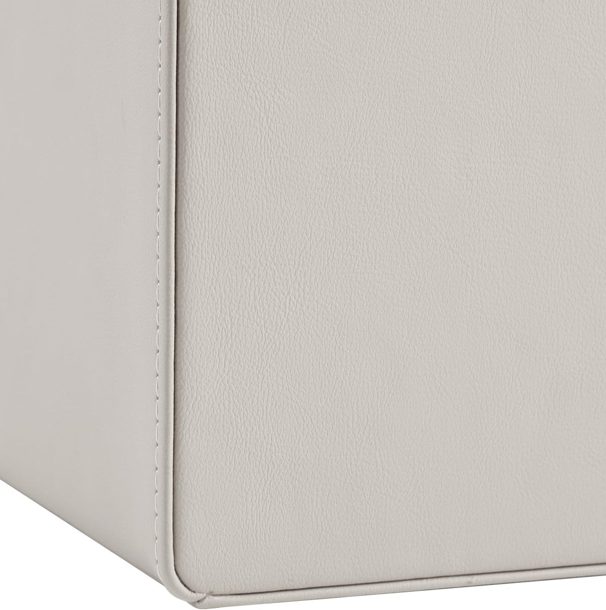 PU Leather Desk Organizer, Remote Control Holder (Dark Beige)
