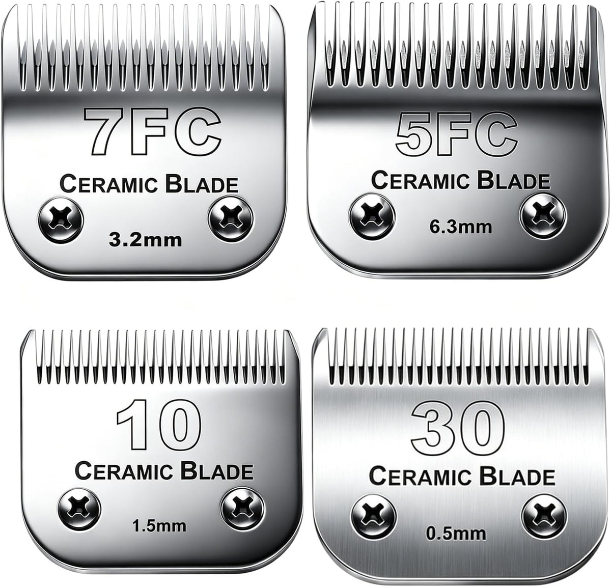 Dog Grooming Blades Compatible with Andis Clipper/Oster A5/Wahl KM Series