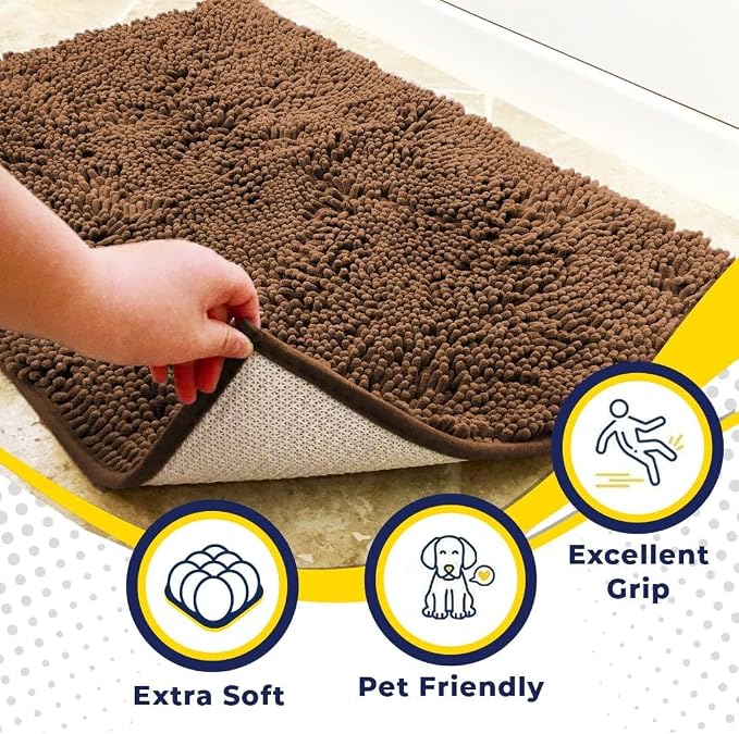 Muddy Mat® | Super Water Absorbent Door Mat Indoor, Microfiber Quick Dry