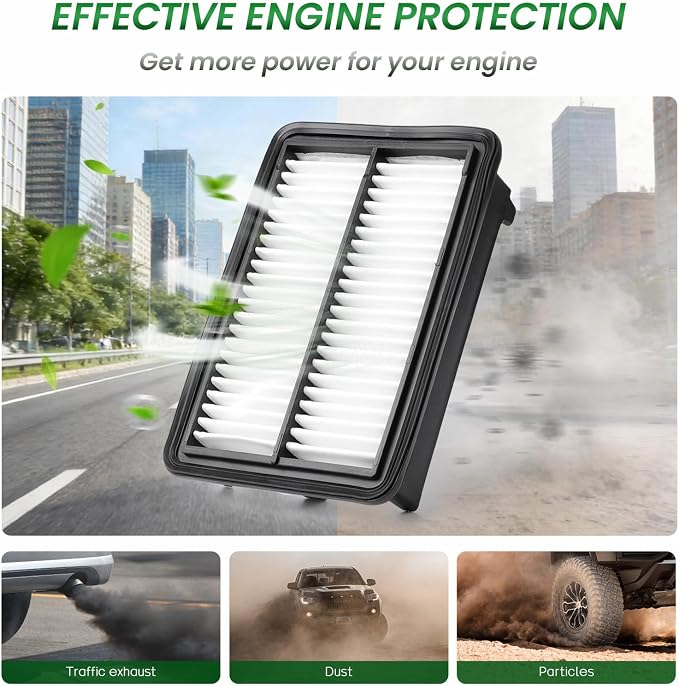 Cabin and Engine Air Filter Fits