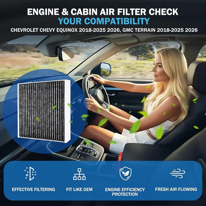 Cabin & Engine Air Filter Set Accessories