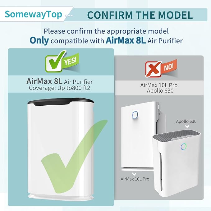 8L HEPA Replacement Filter Set Compatible