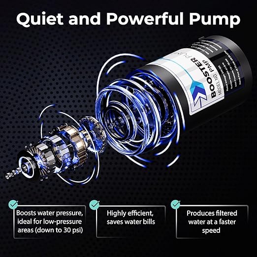 iSpring RCC7P-AK-BLK, 6-Stage Alkaline Reverse Osmosis System