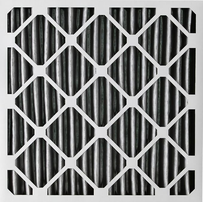 Nordic Pure 20x20x4 Pleated Air Filter MERV 12 Pleated + Carbon 1 Pack