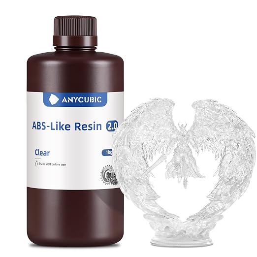 ANYCUBIC 2nd Gen Resin Technology ABS-Like Resin 2.0, 3D Printer Resin