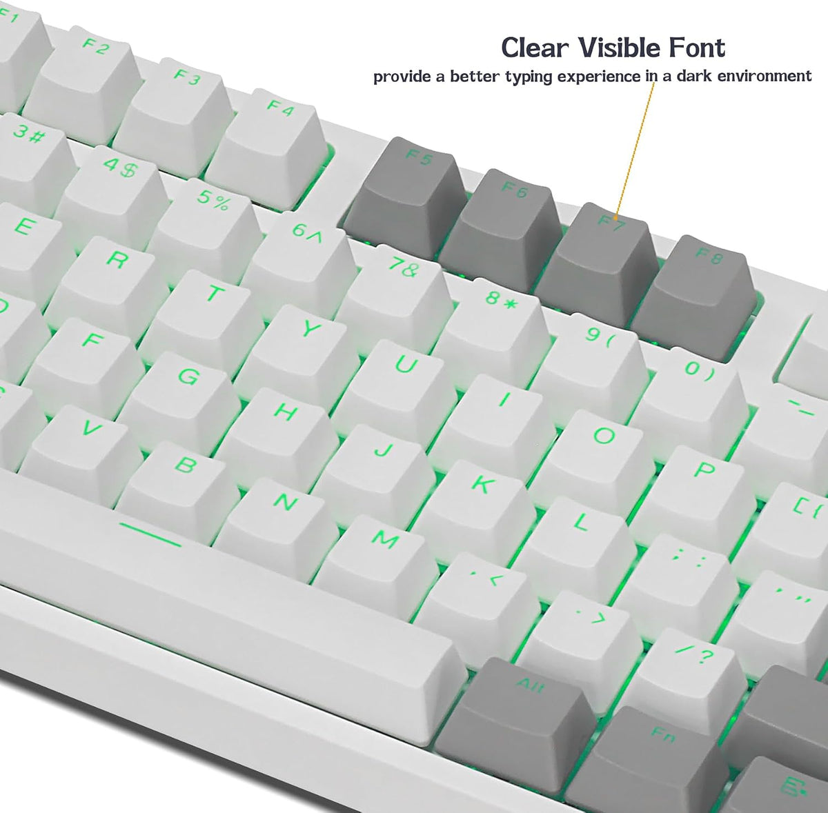 Keycaps PBT Backlit Cherry MX Keyset Shine Through OEM Profile
