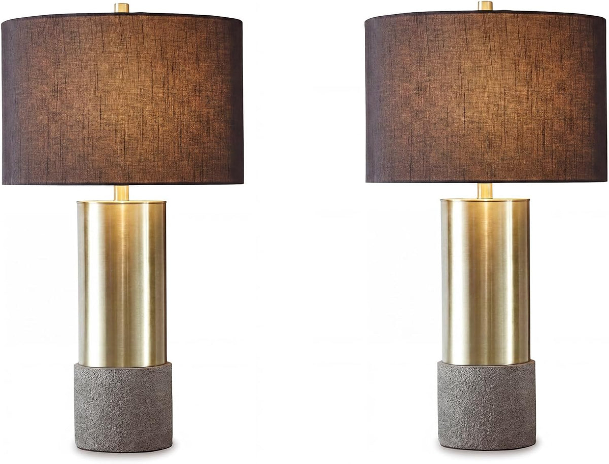 Signature Design by Ashley Jacek Contemporary Table Lamp Set of 2