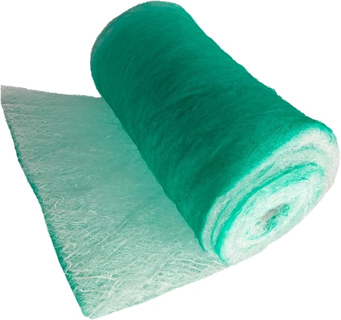 wioboy Paint Booth Exhaust Filter Roll, 15 Gram 200ft Fiberglass Paint Arrestor