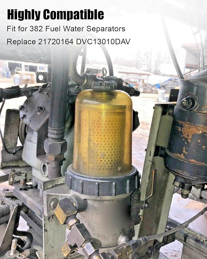 Fuel Filter Cover Fit for Davco 382 Fuel Water Separators, Filter Cover Replace