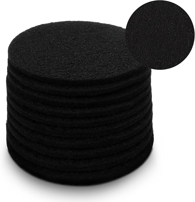 10 Pack Charcoal Filters for Kitchen Compost Bin, Compost Filters for