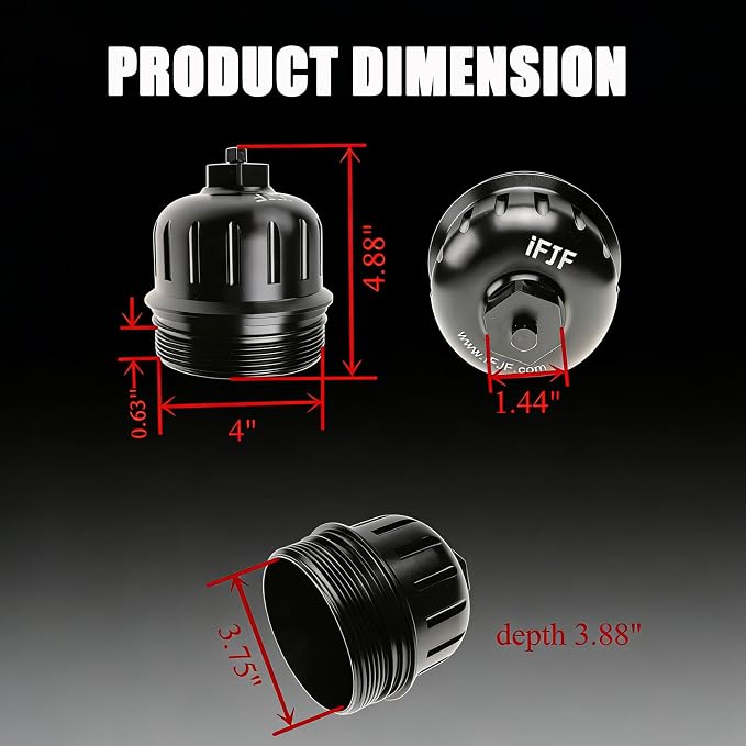 iFJF 134001 Fuel Filter Housing Cap Replacement