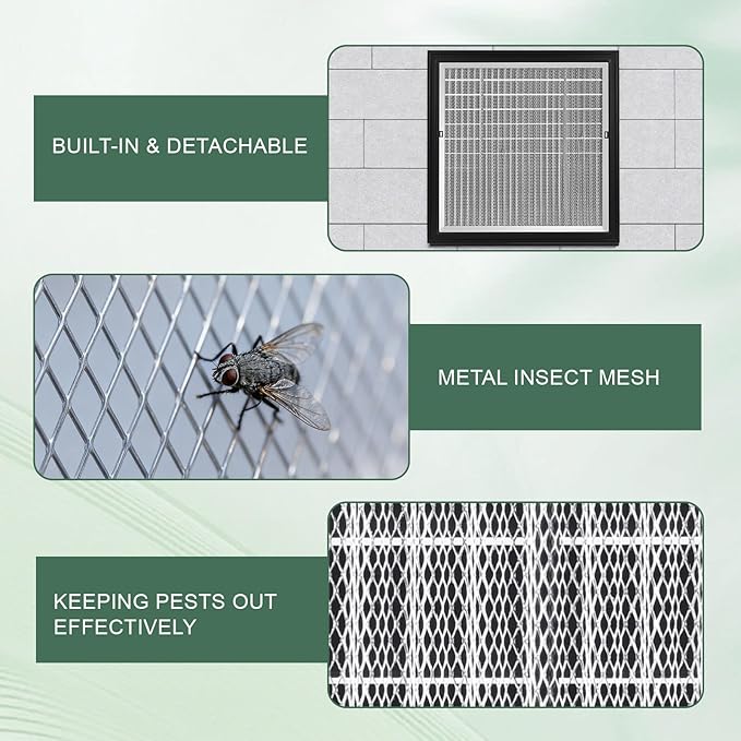 2-Pack Paintable Gable Vents