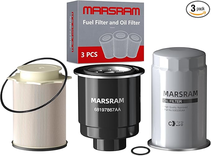 Marsram 6.7 Cummins Fuel Filter and Oil Filter Fits