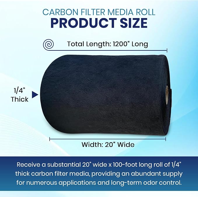 Activated Carbon Filter Media Roll