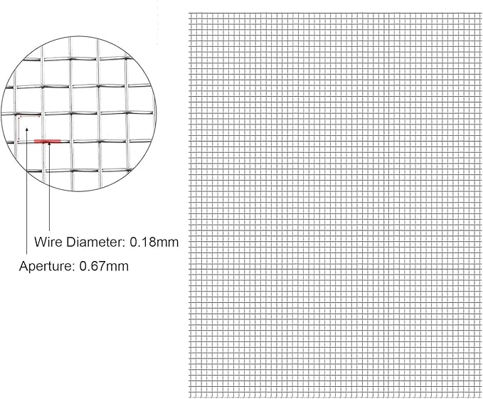 The Wire net Stainless Steel Woven Wire Mesh 304 Stainless Steel Woven Wire 30