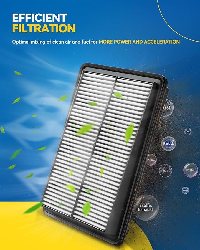 PHILTOP Engine Air Filter, CA11941 Compatible