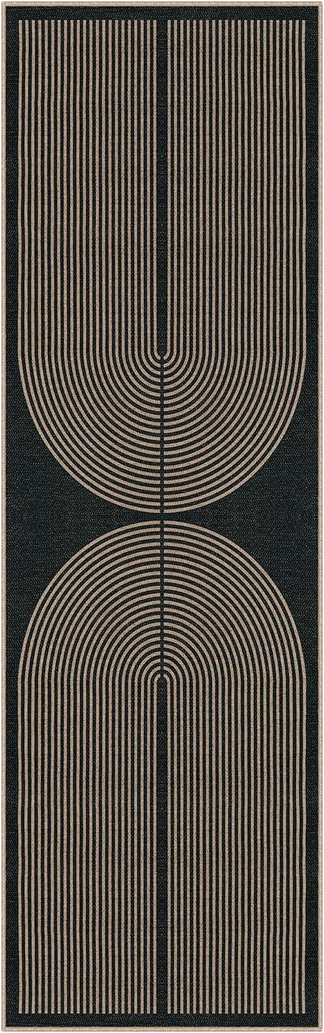 Lahome Enfys Modern Rainbow Kitchen Runner Rug, 2x8 Easy Jute Rug Runners