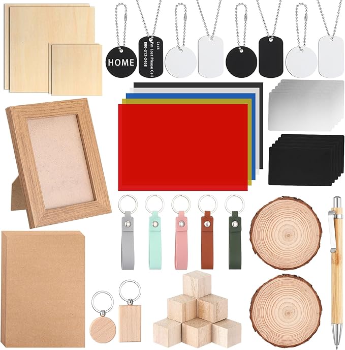 Tondiamo 76 Pcs Laser Material Explore Kit