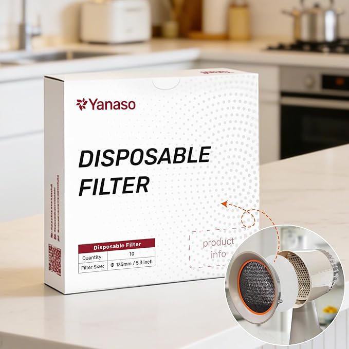 Replacement Carbon Filters Set for Portable Range Hoods