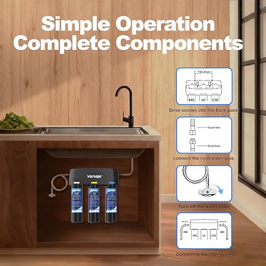 Vortopt Under Sink Water Filter,