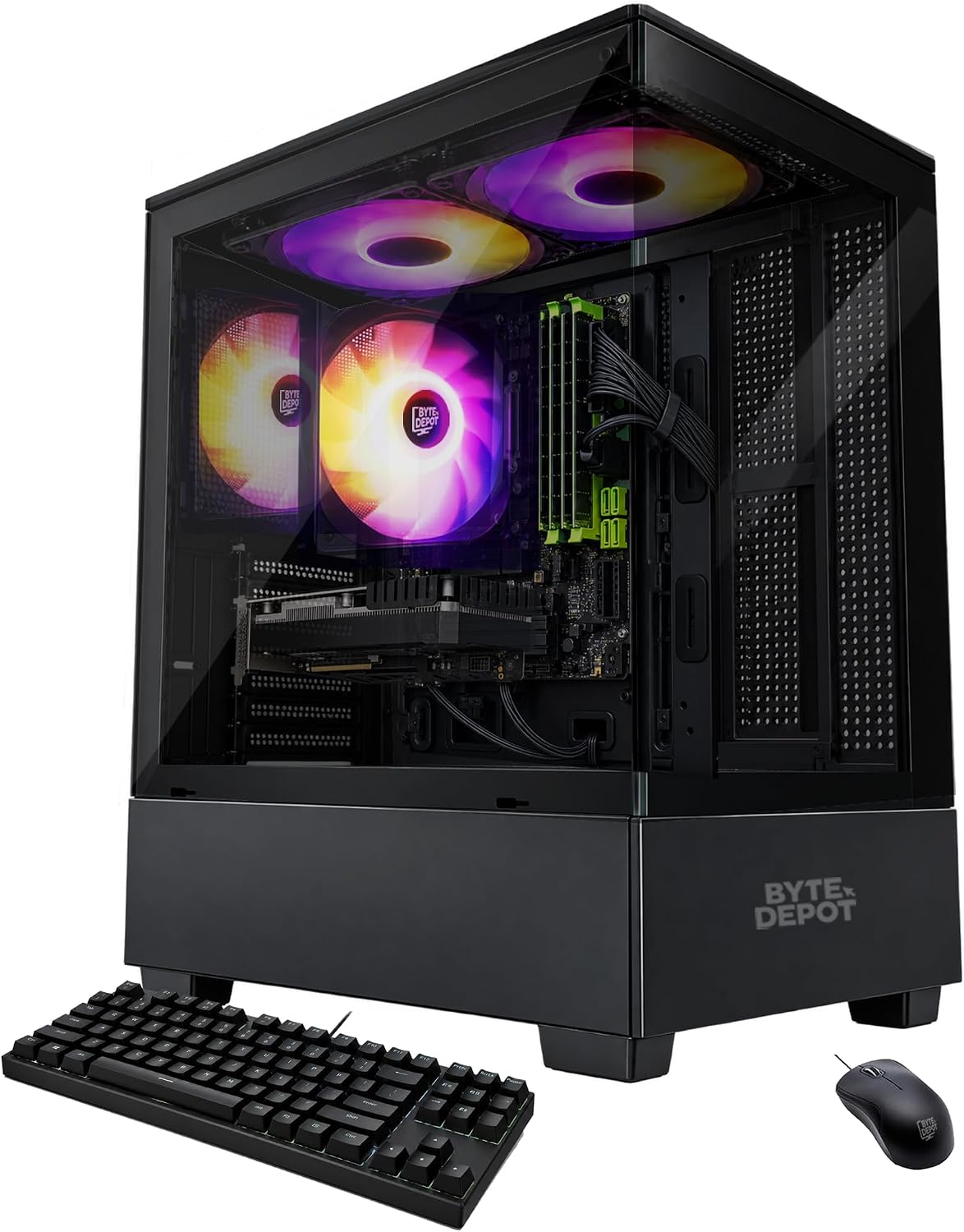 Gamer Master Gaming Desktop PC - Intel Core i7, 32GB RAM, 1TB Ultra-Fast SSD, GeForce RTX 3050 6GB GDDR6, WiFi 6 Ready & Windows 11 Pro