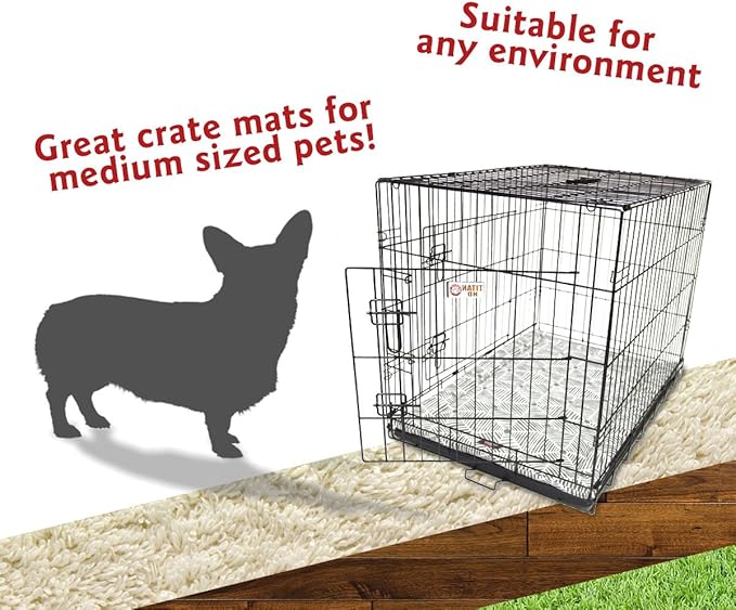 36" Charlie Gray Crate Dog Bed Mat By Majestic Pet Products