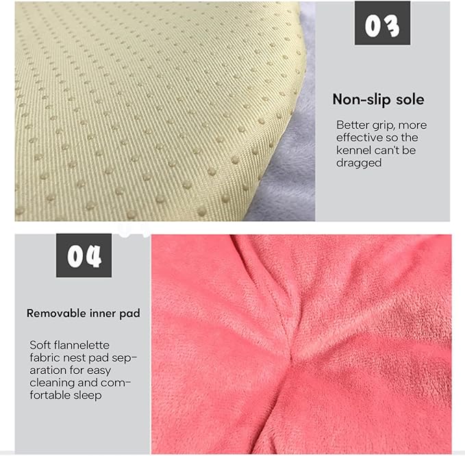 Dog Bed Stylish Lace Princess Nest for Small Puppy Kitten Ribbon Bowknot Princess Pet Bed with Detachable Cushion Pet Furniture