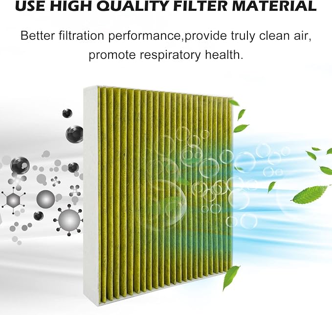 2PCS Capume Cabin Air Filter Replacement
