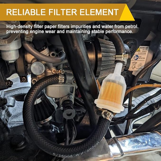 2PCS Gas Inline Fuel Filters