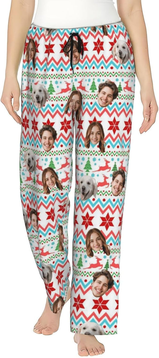 Personalized Pajama Pants For Men Women Custom Pajama Pants With Face Custom Face Pajamas Funny Customized Gifts