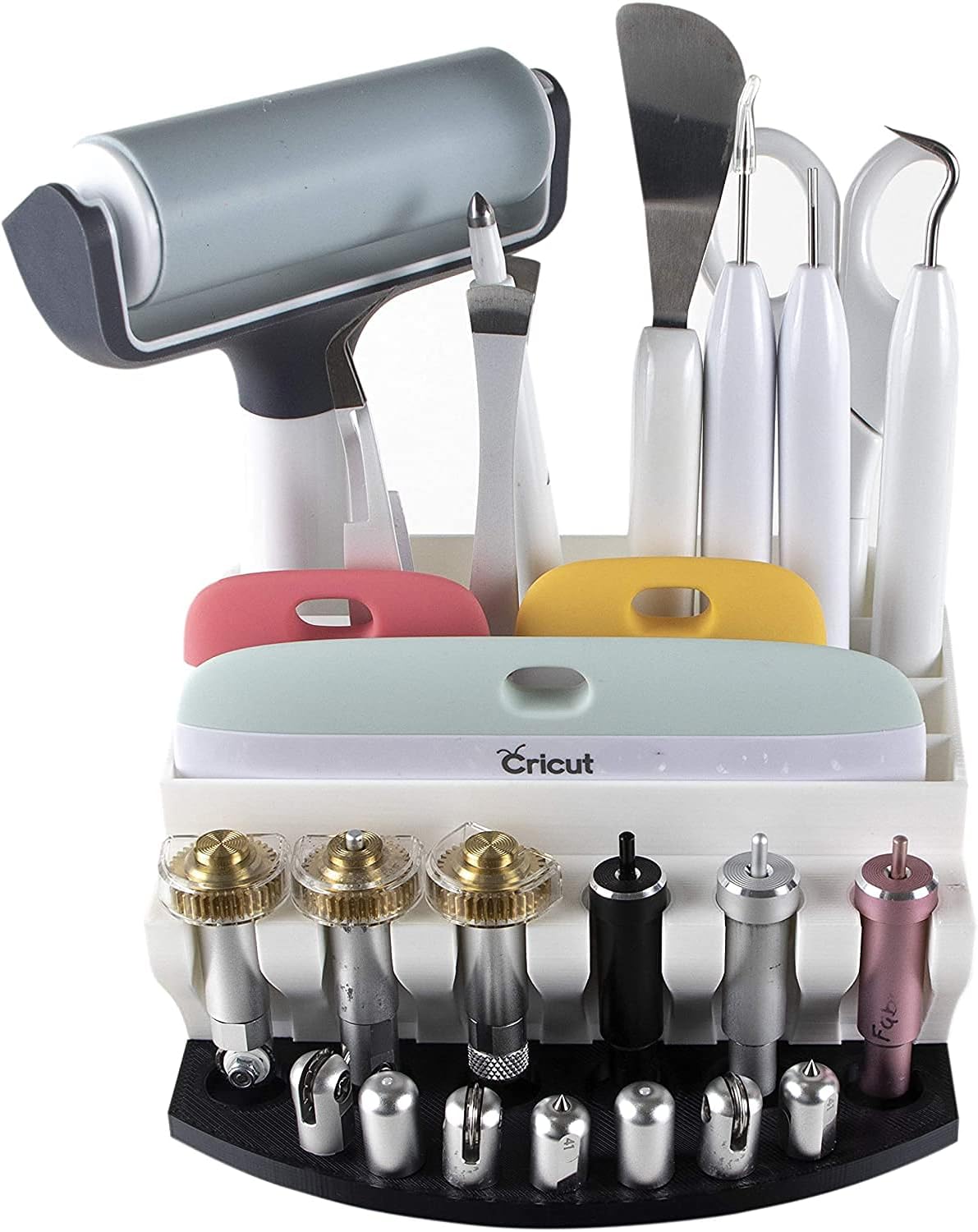 XCJD Organizer for Cricut Tools and Accessories Blade Holder Caddy,Storage for Cricut Maker Blades/QuickSwap Tip/Explore DeepCut Blade(Black), 148mm,125mm,79mm