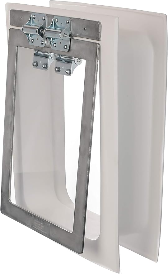 | Big Dog Door Wall Entry Bundle | Chew Proof, Weather Tight | Door, Entry Frame and Closing Panel | Size 120-200+ lbs | Frame 18' x 28'