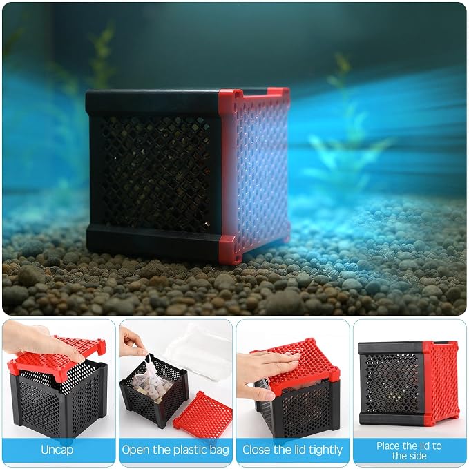 Hortsun 2 Pcs Pure Cube Water Trough Filter