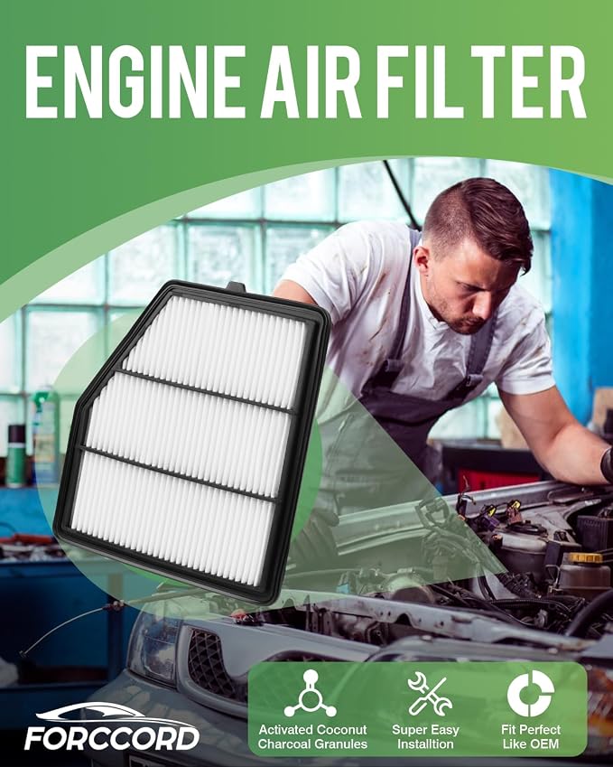 2-Pack Engine Air Filter Fits for Nissan Altima 2.5L ENGINE ONLY 2019-2025