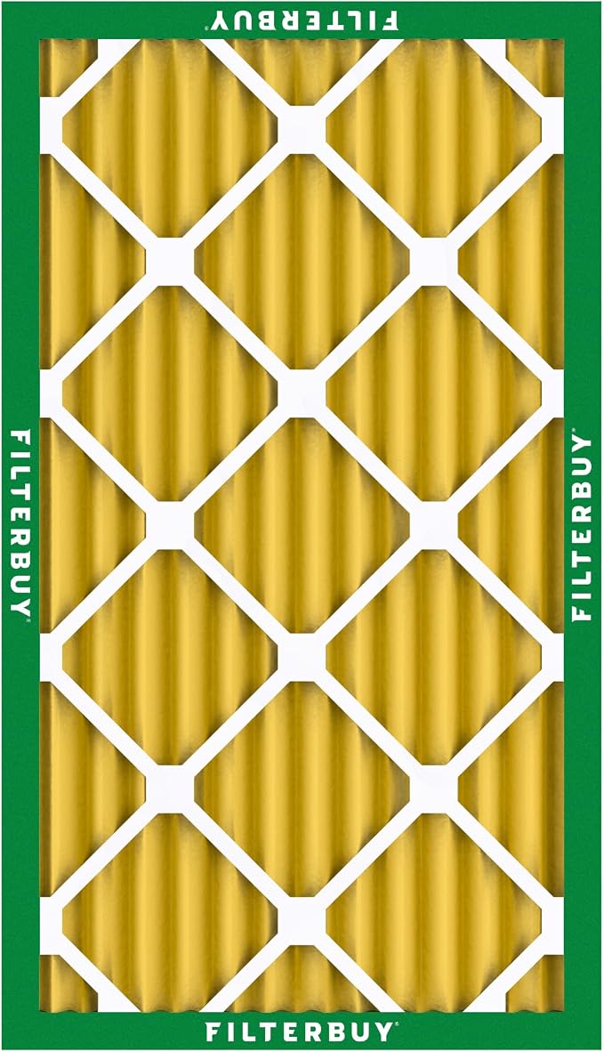 Filterbuy 8x24x2 Air Filter MERV 11 Superior Pet & Allergy Defense,
