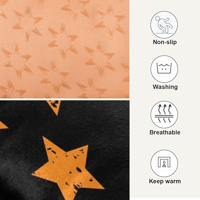 Halloween Moon Night Sky Bats Pet Bed Cute Dog Bed Mat Absorbing Non Slip Pad Pet Sleeping Mat for Small, Medium, and Large Dogs Puppy Cat 24 in x 18 in