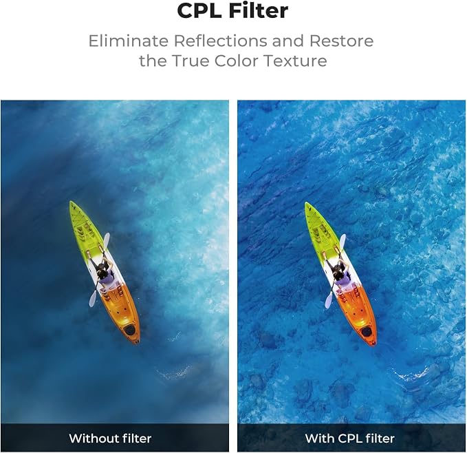 K&F CONCEPT Snap On CPL ND Effect Filter Kit Compatible