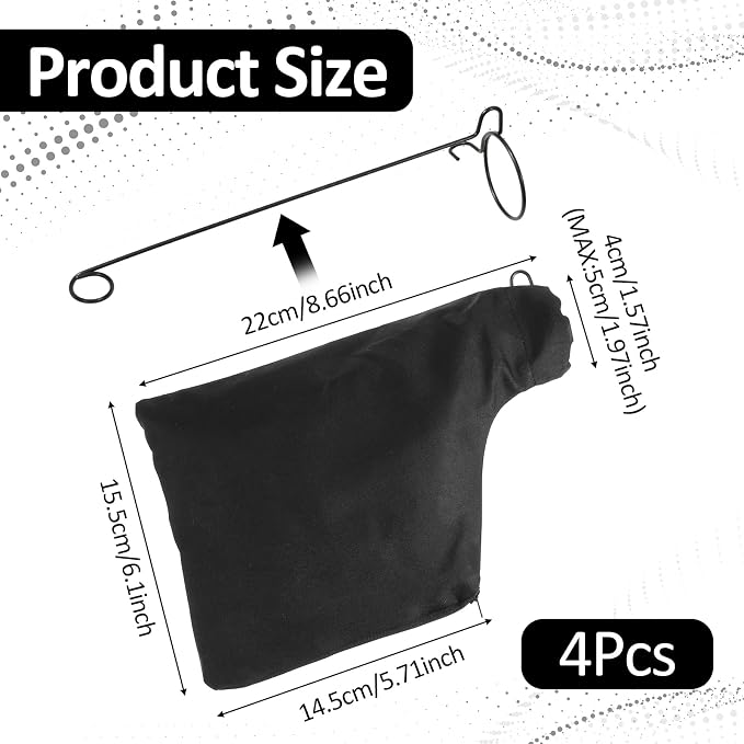 4PCS Dust Collector Bags, 225 Miter Saw Dust Collection Accessories