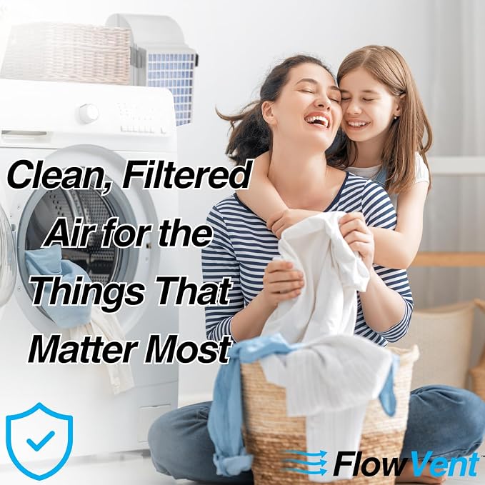 Indoor Dryer Vent Filters | Dual Filter Lint Trap