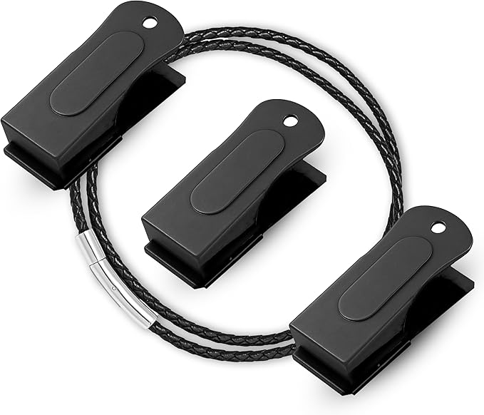 Metal Clickers for Dog Training – Black Dog Clicker for Training with Loud Crisp Sound for Behaviour Reward – Brass Style with Magnetic Clasp and Velvet Pouch – 3 Pack Pet Clicker