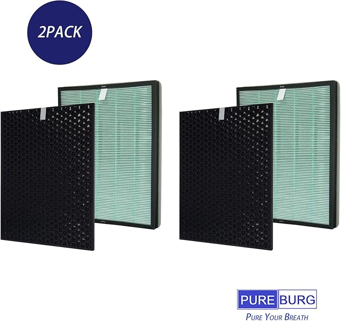 PUREBURG Replacement Filter Set Compatible