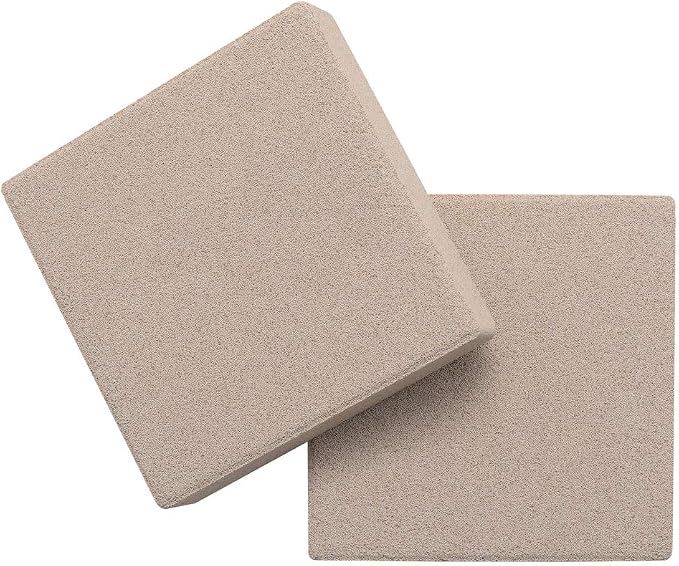 Hipanda Aquarium Ceramic Plate Bio Filter Media 2 Pcs, Biological Filter Brick