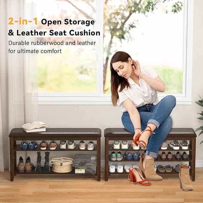 Entryway Shoe Storage Bench