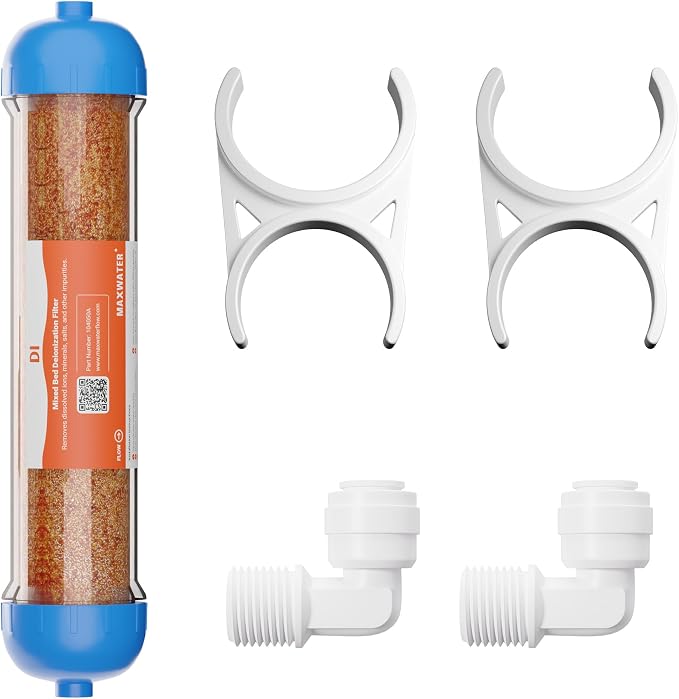 10" Refillable Mixed Bed Ion Exchange Aquarium Filter