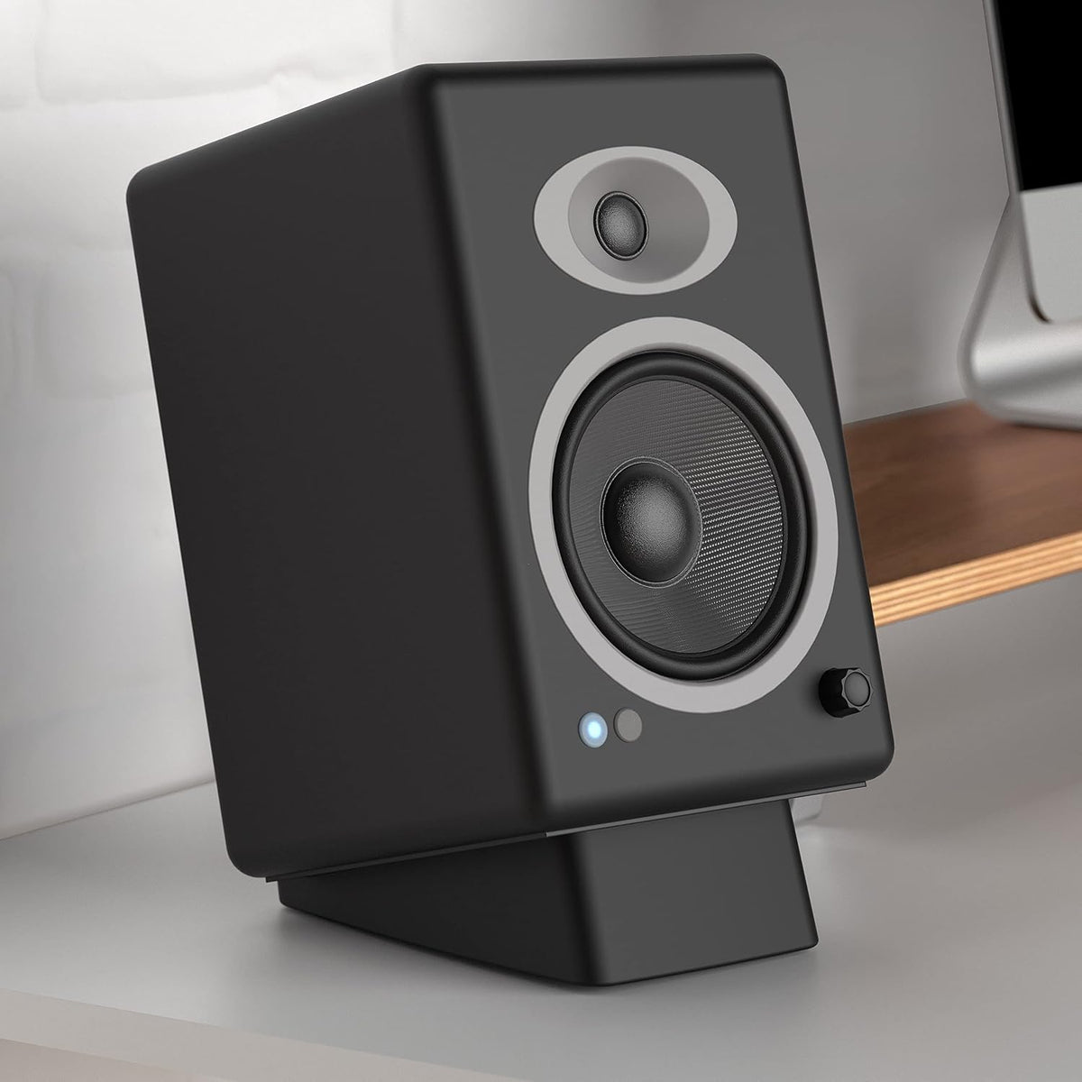HumanCentric Desktop Speaker Stands Wedge for Medium Speakers, Angled