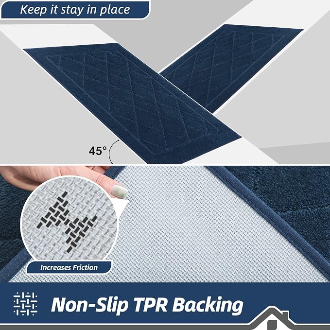 BEQHAUSE Dirt Trapper Door Mat 32" x 72", Doormat Non-Slip Entryway Rugs